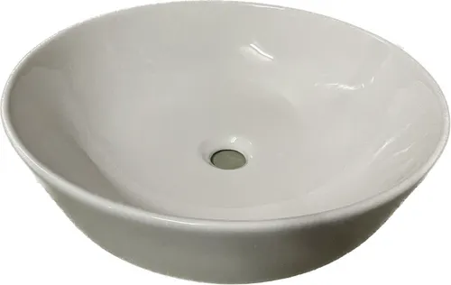 AqvaCeramica Aufsatzwaschtisch SlimRim 415 mm weiß