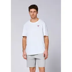 CHIEMSEE Herren T-Shirt Rundhalsshirt mit Neon-Logoprint von Chiemsee