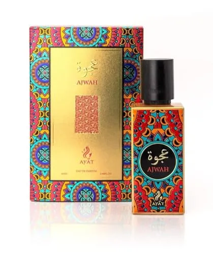 AJWAD Attar Arabian de Dubai Eau De Parfum 60ml - Oriental Halal Fragrance in Bergamot, Litchi, Jasmine, Roses, Cinnamon, Cedar, Amber, Musk, Vanilla
