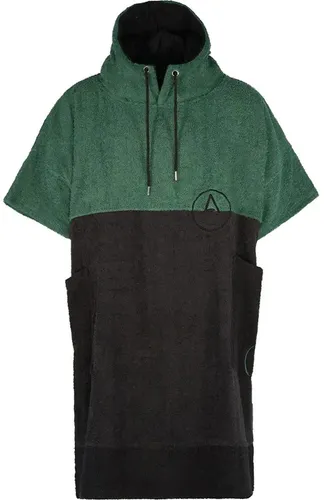 WAVE HAWAII Surf Poncho MOVE 2025 - Kapuzenhandtuch für Strandliebhaber - Strandponcho aus 100% Baumwolle in frischem Grün, ideal für Surfer und Schwimmer zum schnellen Abtrocknen und Wechseln.