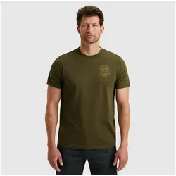 PME LEGEND Herren T-Shirt Gr. M, olive night - Klassisches Herren-Shirt von PME LEGEND in olive night, aus 100% Baumwolle, mit hohem Tragekomfort und stylischem Print. Ideal für lässige Outfits.