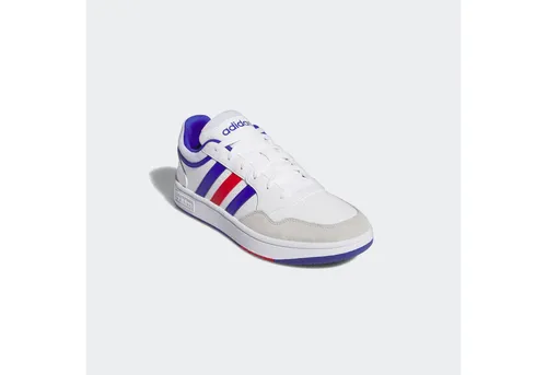 adidas Sportswear HOOPS 3.0 Sneaker weiß 41 1/3 EU - Sneaker in Cloud White für sportliche Aktivitäten, aus hochwertigem Leder und Synthetik, ideal für Laufen und Freizeit. Fällt klein aus, bitte eine Größe größer bestellen.