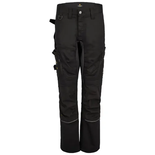 Hans Schäfer Workwear HSW Smart – Modische Cargo-Arbeitshose für Damen, Schwarz, 44 - Arbeitshosen für Damen mit Cordura-Verstärkung und Kniepolstertaschen, ideal für Heimwerker und Profis. Hohe Beweglichkeit durch elastische Stretch-Einsätze!