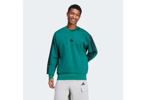 adidas Sportswear Sweatshirt M 3S FL SWT - Sweatshirt für Herren mit flauschiger Innenseite, ideal für Komfort und Style, perfekt für Freizeit und Sport.