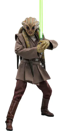 Hot Toys MMS751 Star Wars Ep. III Die Rache der Sith Kit Fisto Action Figur 1:6