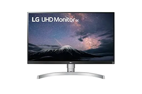 LG Electronics 27UL650-W 68,58 cm (27 Zoll) UHD 4K Monitor (IPS-Panel, VESA DisplayHDR 400, AMD FreeSync), schwarz weiß One Size