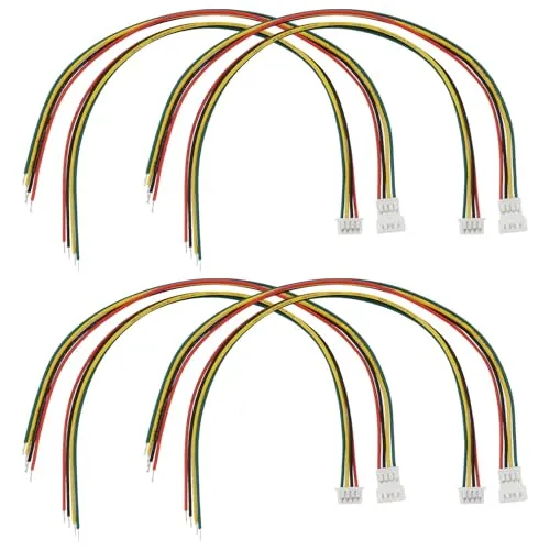 Be In Your Mind 20 Stück 4-poliger Mini-Micro-Stecker Und -Buchse 1,25 Mm Mini-Micro-JST-Anschlussstecker Kompatibel mit Hornby X6113 DCC-Pickup- Und Motoranschlüssen 15 cm