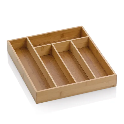 KELA Besteckkasten Schubladeneinsatz KALMA 30 x 34 cm Bambusholz