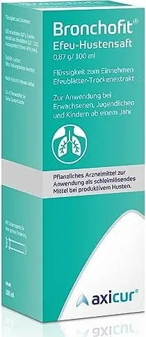 BRONCHOFIT Efeu-Hustensaft 0,87 g/100 ml FLE