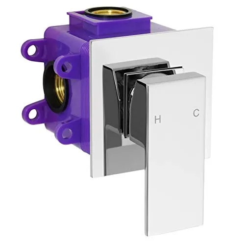 Welfenstein Unterputz Armatur H116 mit Montagebox eckig Einbaubox Dusche