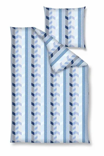 Traumschloss Bettwäsche Baumwolle, Renforcé, 2 teilig, gemustert, blau