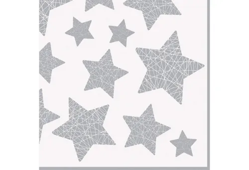 Papierservietten Silber von ti-flair