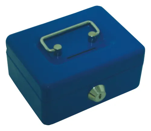Geldkassette 300 x 240 x 90mm - Silber, sicher und robust - Card-Reader mit Zylinderschloss aus stabilem Stahlblech, korrosionsbeständig und ideal zur sicheren Aufbewahrung von Geld und Wertgegenständen.