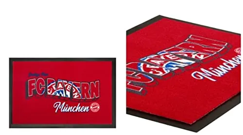 FC Bayern München FUSSMATTE Postcard Türvorleger Fussabstreicher Fußmatte