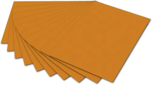 folia Fotokarton (B)500 x (H)700 mm 300 g/qm terracotta 10 Blatt