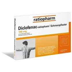 Diclofenac-ratiopharm Schmerzpflaster 140mg