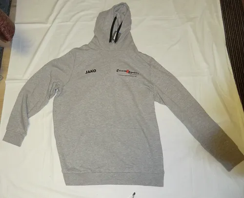 JAKO Base Hoody grau, XL Unisex - Hoodie aus weichem Material, ideal für Sport und Freizeit, mit praktischer Kapuze und Kordelzug für perfekten Sitz.
