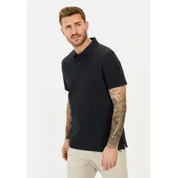 camel active Poloshirt aus einem Baumwollmix Kurzarm Polo Shirts_Poloshirt blau XL (54)