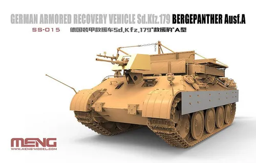 Meng Models SS-015 1/35 Bergepanther Ausf. A - Detailiertes Modell eines Bergepanthers im Maßstab 1/35, ideal für Modellbau-Enthusiasten und Sammler.