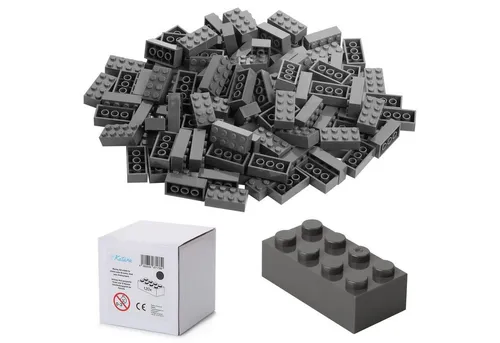 Katara 120 Steckbausteine 4x2 Noppen, Spielzeug Konstruktionsspielsteine, (Packung), 100% Kompatibel Sluban, Papimax, Q-Bricks, LEGO®