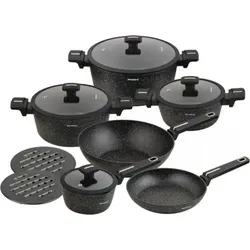 Klausberg 12-teiliges Marmortöpfe Set KB-7968