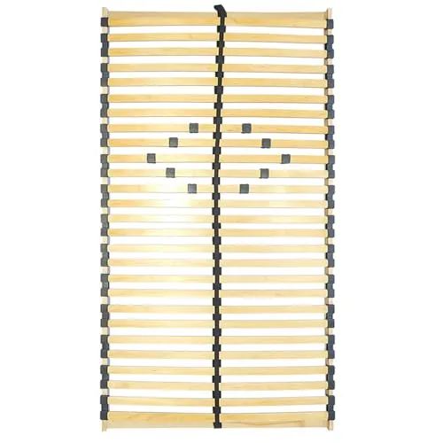 Lomadox Lattenrost 90x190 cm mit 26 Federholzleisten
