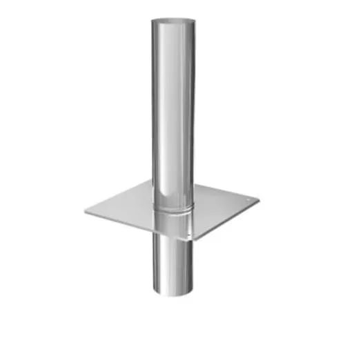 Schornsteinverlängerung DN Ø 80 mm 0,5 m - Aschesauger - Effektive Schornsteinverlängerung für verbesserten Zug bei paralleler Nutzung von Brennwertanlagen und Kaminöfen. Selbstmontage möglich, optional mit Regenhaube für optimalen Schutz.