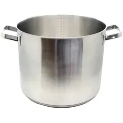 ELO Profi Cuisine Gemüsetopf 28 cm ohne Deckel - Töpfe aus rostfreiem 18/8 Edelstahl, ideal zum Blanchieren und Zubereiten von Gemüse, hitzebeständig bis 240 °C und spülmaschinengeeignet.