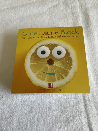 P003 Magdalenen Gute Laune Block - 96 gute Laune Kärtchen Notizblock