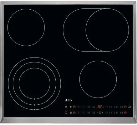 AEG HRB64478XB: Hochwertiges Kochfeld mit Induktion - Kochfeld der Kategorie Induktion, ausgestattet mit einer Boost-Funktion für schnelles Erhitzen und einfache Reinigung durch die glatte Oberfläche.