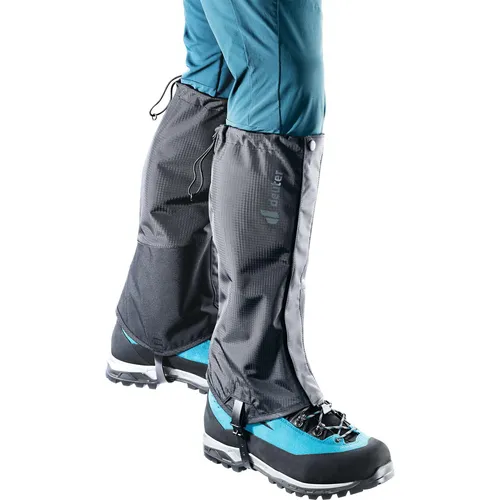 Deuter Gaiter - Gamaschen black XS - Hochwertige Gamaschen zum Schutz vor Schlamm und Schmutz, wasserabweisend und schnell trocknend, ideal für Outdoor-Aktivitäten.