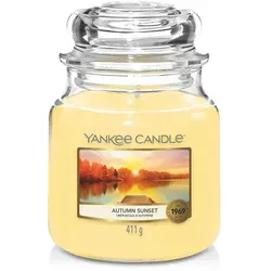Autumn Sunset Kerze 411g in beige von Yankee Candle