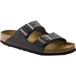 BIRKENSTOCK Arizona FL Schwarz, Gr. 38 - Wanderschuhe aus glattem Leder, bequem und langlebig für unvergessliche Outdoor-Abenteuer.