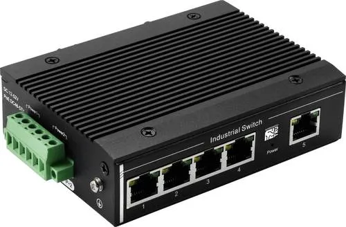 TRU COMPONENTS TC-XL-205GP Industrial Ethernet Switch - Sonstige Elektroinstallationsartikel, ideal für raue Industrieumgebungen mit PoE-Funktion und einem Temperaturbereich von -40 bis +85 °C.