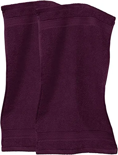 Erwin Müller Gästetuch Friedrichshafen 2er- Pack, 100% Baumwolle aubergine Größe 30x50 cm - Premium-Qualität, unvergleichlich saugfähig, hautsympatisch, formstabil (weitere Farben)
