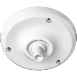 ledscom.de Baldachin, Porzellan, weiß, 105mm Ø