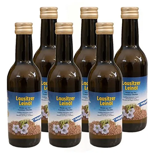Lausitzer Leinöl (kaltgepresstes Leinöl), 6x 250ml 6 x