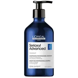 L'OREAL SERIOXYL ADVANCED Reinigungs- und Verdickungsshampoo 500ml - Shampoo für dünnes und zartes Haar, verdickt das Haar sichtbar und sorgt für mehr Fülle. Ideal für eine effektive Haarpflege.