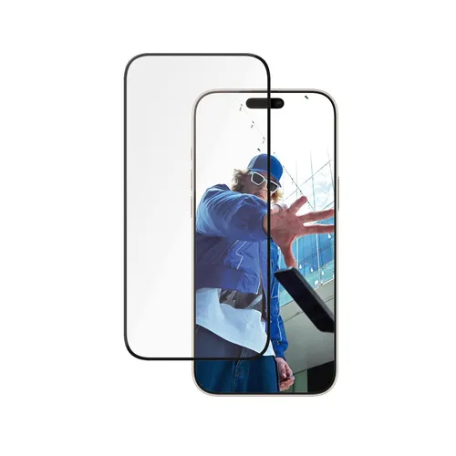 PanzerGlass Ceramic Protection für iPhone 16 Pro Max - Displayschutzfolie aus Keramikglas, anti-fingerabdruck und kratzfest, perfekt für optimalen Schutz und Kompatibilität mit Hüllen.