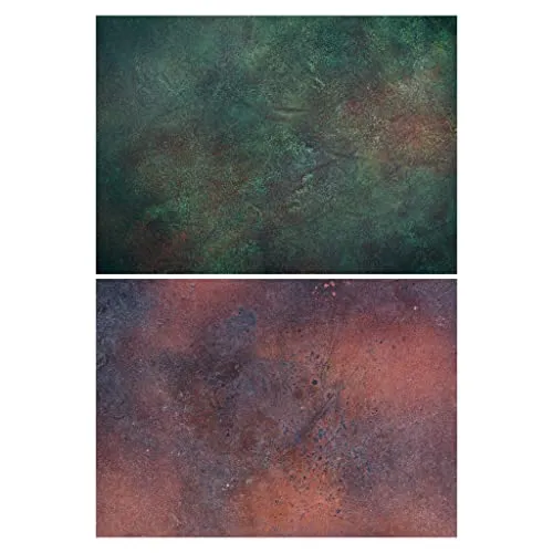 Lens-Aid Fotohintergrund Flatlay für Foodfotografie und Studio, Marmor/Stein Design, 84 x60 cm, Spezialbeschichtung, abwischbar