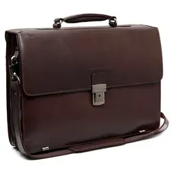 The Chesterfield Brand Businesstasche Laptopbag aus echtem Leder - Elegante Businesstasche aus echtem Leder mit geräumigen Hauptfächern und gepolstertem Laptopfach – ideal für den modernen Geschäftsmann.