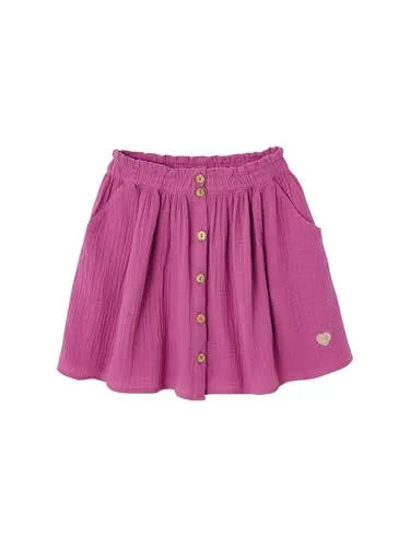 Vertbaudet Mädchen Rock, Musselin violett 146/152