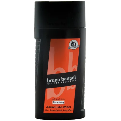 Bruno Banani Duschgel ABSOLUTE MAN 1 x 250ml 3in1 with fresh lemon  - frisch