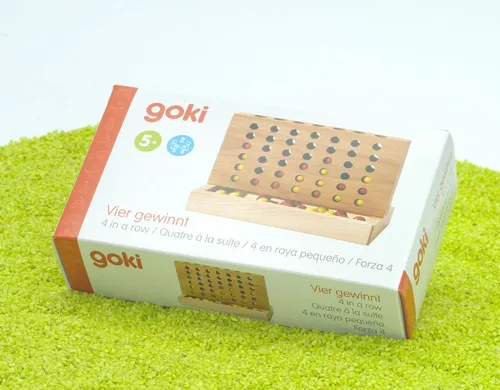 Goki Vier Gewinnt Spiel aus Holz