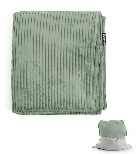 mokebo Sitzsack Kuschel-Cover in Grau - Sitzsäcke, weicher Cordstoff aus 100% Polyester, waschbar und klimaneutral geliefert, ideal für eine gemütliche Atmosphäre.
