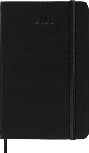 Moleskine 12 Monate Wochenkalender 2026, Pocket/A6, 1 Wo = 2 Seiten,...