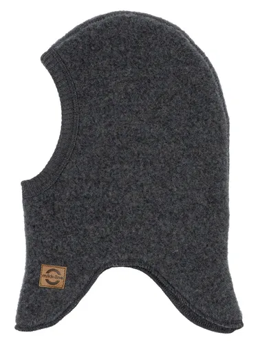 mikk-line Sturmhaube in Anthrazit, Größe 62/68, grau/schwarz, Kinder