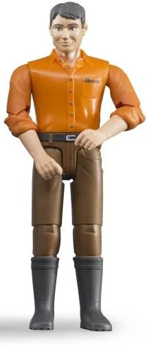 Mann mit hellem Hauttyp/brauner Hose von BRUDER