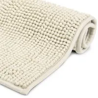 Beautissu BeauMare WR Vorleger Matte 50x50cm Natur in beige von Beautissu