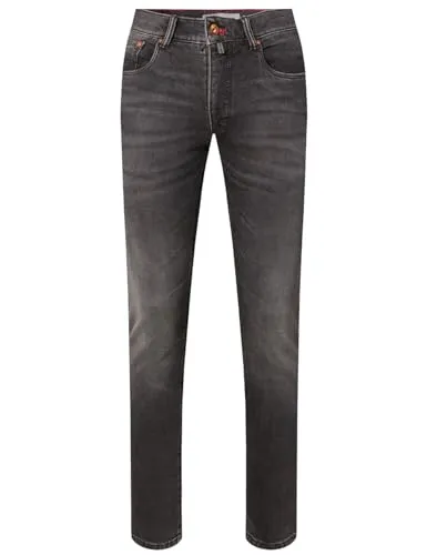 Pierre Cardin Herren Jeans Lyon Legacy | Tapered Fit | Vintage Black Denim 42W - 34L - Tapered Fit Jeans im authentischen Used-Look für stilbewusste Männer. Ideal für Alltag und Freizeit, bietet diese Hose Komfort und modischen Flair.